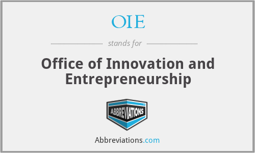 OIE - Office of Innovation and Entrepreneurship