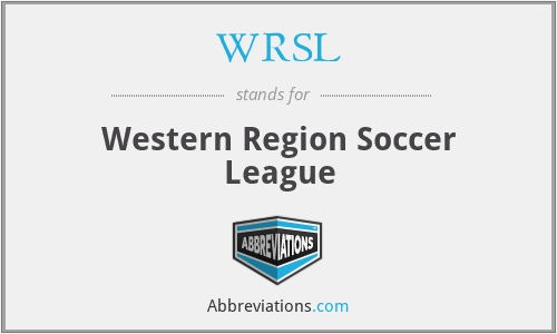 WRSL - Western Region Soccer League