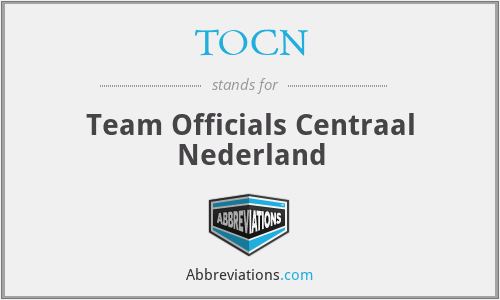 TOCN - Team Officials Centraal Nederland