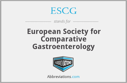 ESCG - European Society for Comparative Gastroenterology