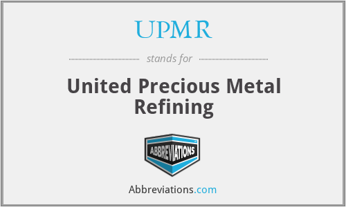 UPMR - United Precious Metal Refining