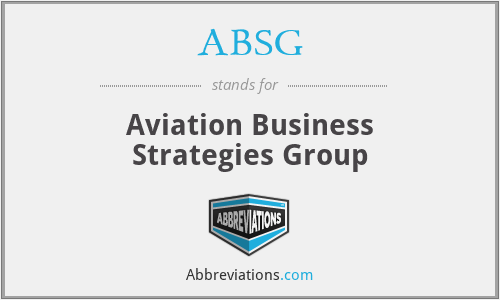ABSG - Aviation Business Strategies Group