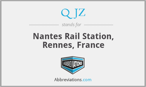 QJZ - Nantes Rail Station, Rennes, France