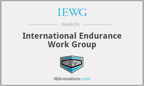 IEWG - International Endurance Work Group
