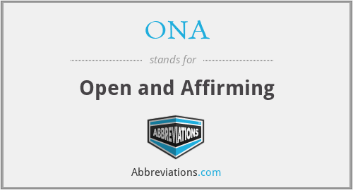 ONA - Open and Affirming
