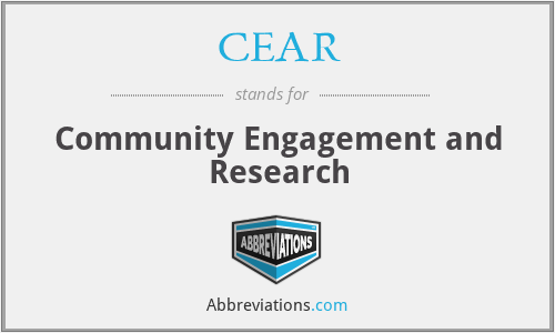 CEAR - Community Engagement and Research