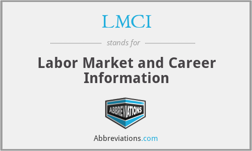 LMCI - Labor Market and Career Information