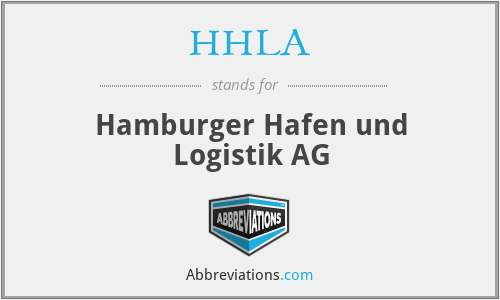 HHLA - Hamburger Hafen und Logistik AG