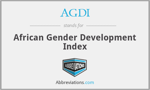 AGDI - African Gender Development Index