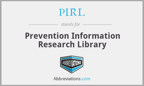 PIRL - Prevention Information Research Library