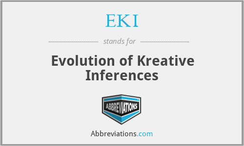 EKI - Evolution of Kreative Inferences