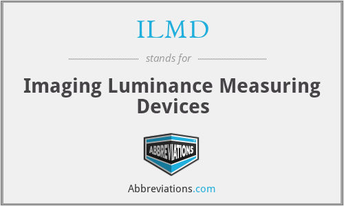 ILMD - Imaging Luminance Measuring Devices