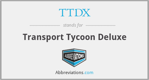 TTDX - Transport Tycoon Deluxe