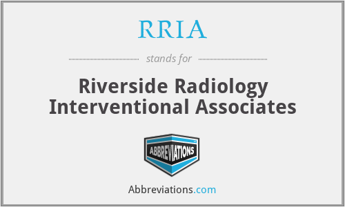 RRIA - Riverside Radiology Interventional Associates