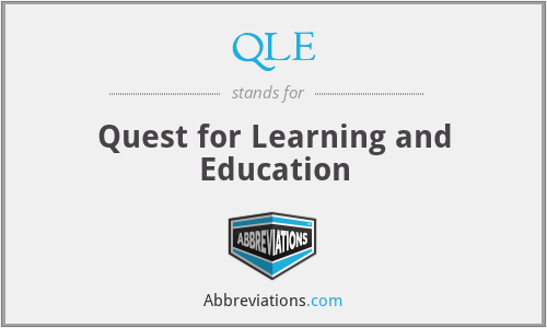 QLE - Quest for Learning and Education