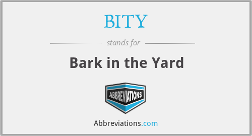 BITY - Bark in the Yard