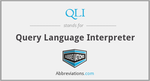 QLI - Query Language Interpreter
