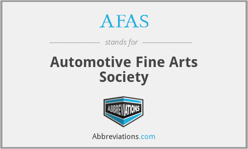 AFAS - Automotive Fine Arts Society