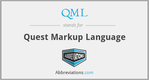 QML - Quest Markup Language