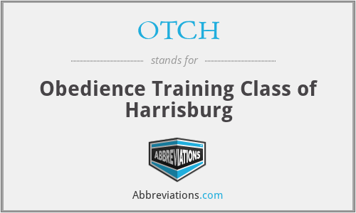 OTCH - Obedience Training Class of Harrisburg
