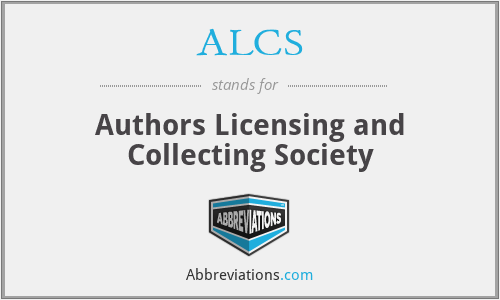 ALCS - Authors Licensing and Collecting Society