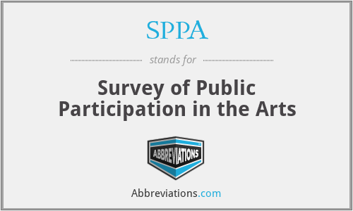 SPPA - Survey of Public Participation in the Arts