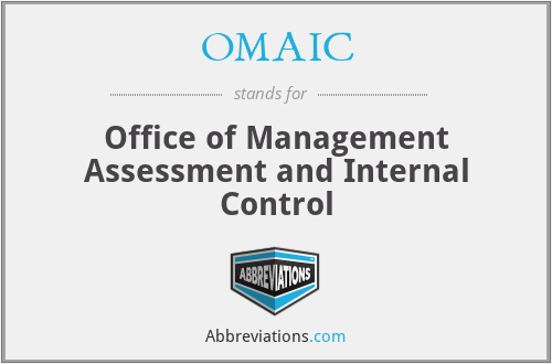 OMAIC - Office of Management Assessment and Internal Control