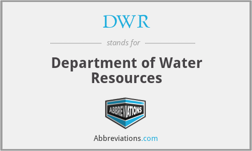 DWR - Department of Water Resources