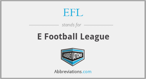EFL - E Football League