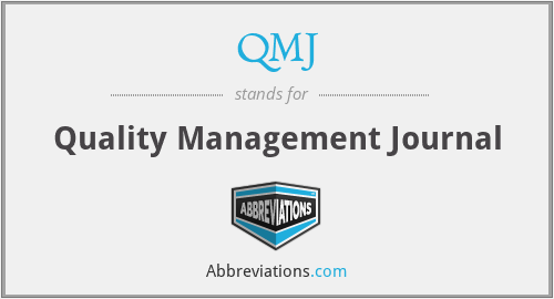 QMJ - Quality Management Journal