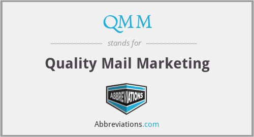 QMM - Quality Mail Marketing