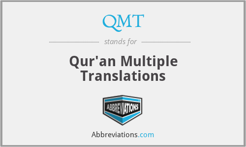 QMT - Qur'an Multiple Translations