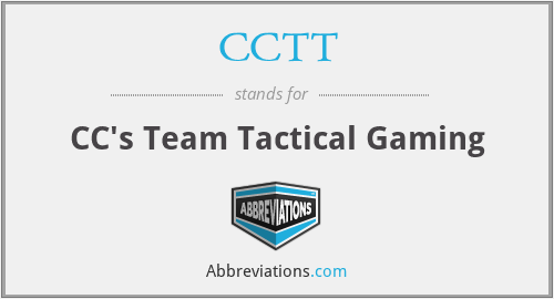 CCTT - CC's Team Tactical Gaming
