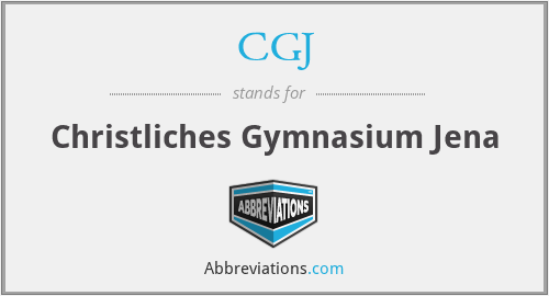 CGJ - Christliches Gymnasium Jena