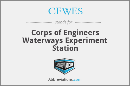 CEWES - Corps of Engineers Waterways Experiment Station