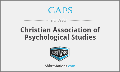 CAPS - Christian Association of Psychological Studies