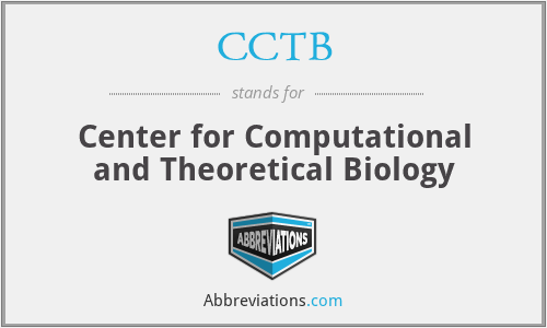 CCTB - Center for Computational and Theoretical Biology