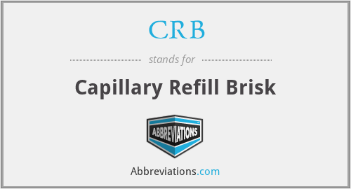 CRB - Capillary Refill Brisk