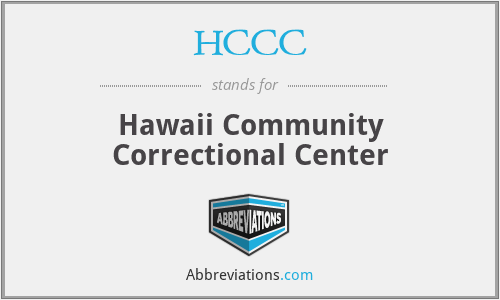 HCCC - Hawaii Community Correctional Center