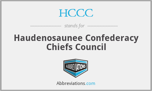 HCCC - Haudenosaunee Confederacy Chiefs Council
