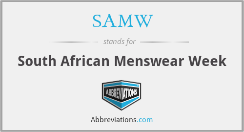 SAMW - South African Menswear Week