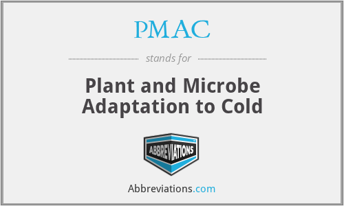 PMAC - Plant and Microbe Adaptation to Cold