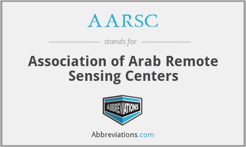 AARSC - Association of Arab Remote Sensing Centers