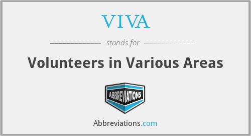 VIVA - Volunteers in Various Areas