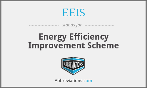 EEIS - Energy Efficiency Improvement Scheme