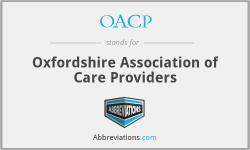 OACP - Oxfordshire Association of Care Providers