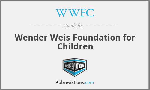WWFC - Wender Weis Foundation for Children