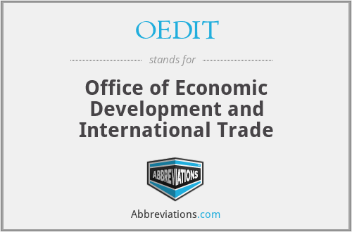 OEDIT - Office of Economic Development and International Trade