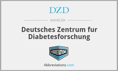 DZD - Deutsches Zentrum fur Diabetesforschung