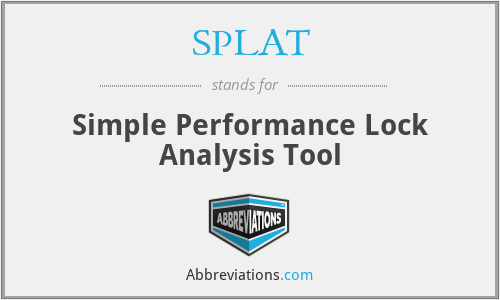 SPLAT - Simple Performance Lock Analysis Tool